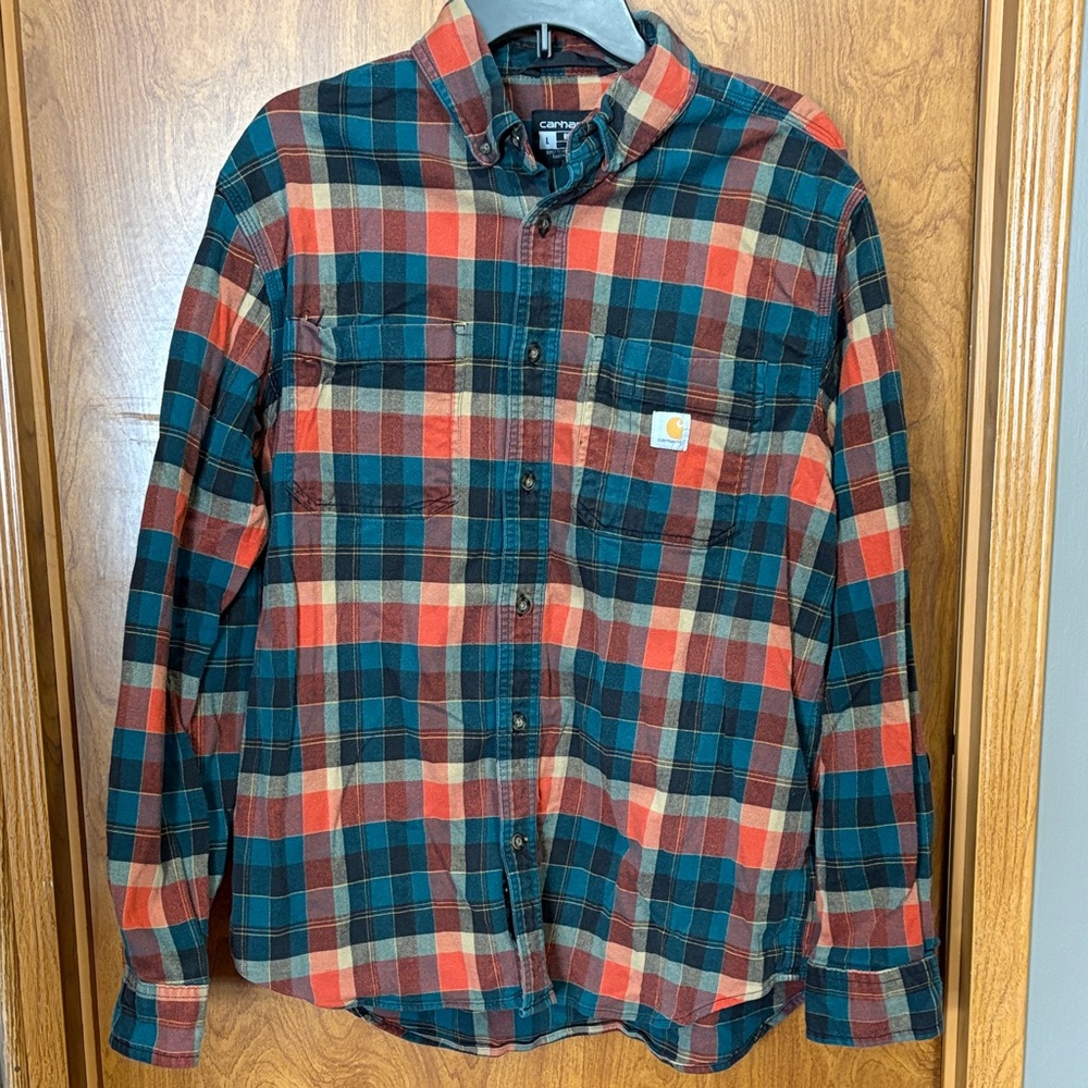 Carhartt Men's Plaid Button Down Shirt